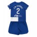 Atletico Madrid Jose Gimenez #2 Replika Babykläder Borta matchkläder barn 2023-24 Korta ärmar (+ Korta byxor)